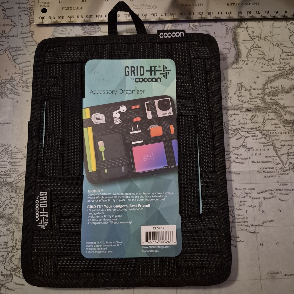 Grid IT Cocoon Black Woven Accessory Organizer